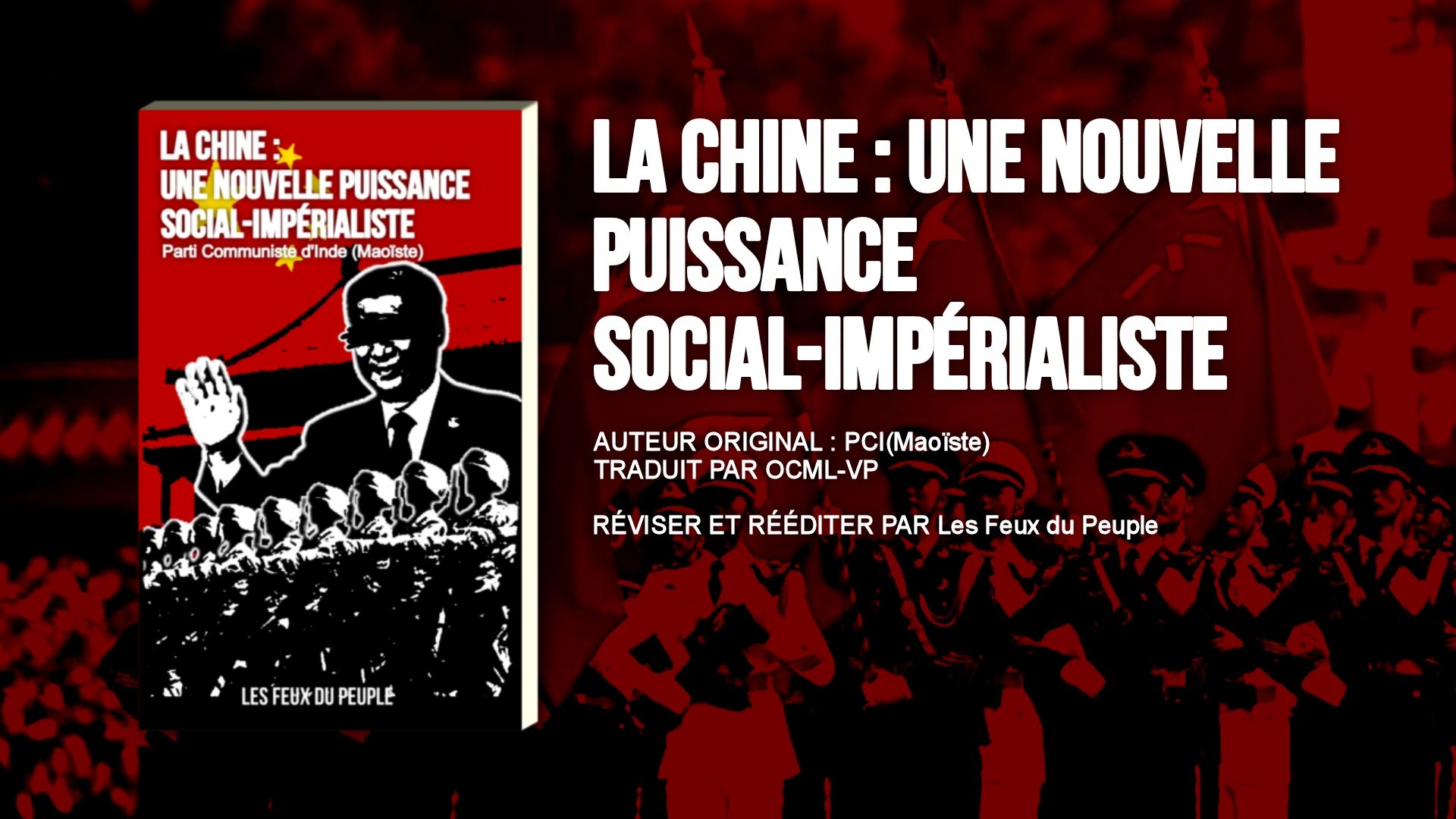 LA CHINE : UNE NOUVELLE PUISSANCE SOCIAL-IMPERIALISTE